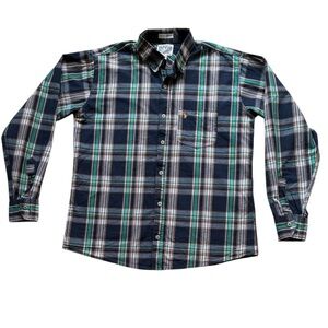 Ralph Lauren RRL & Co Men’s Classic Fit Plaid Button-Down Shirt Size Small/Med